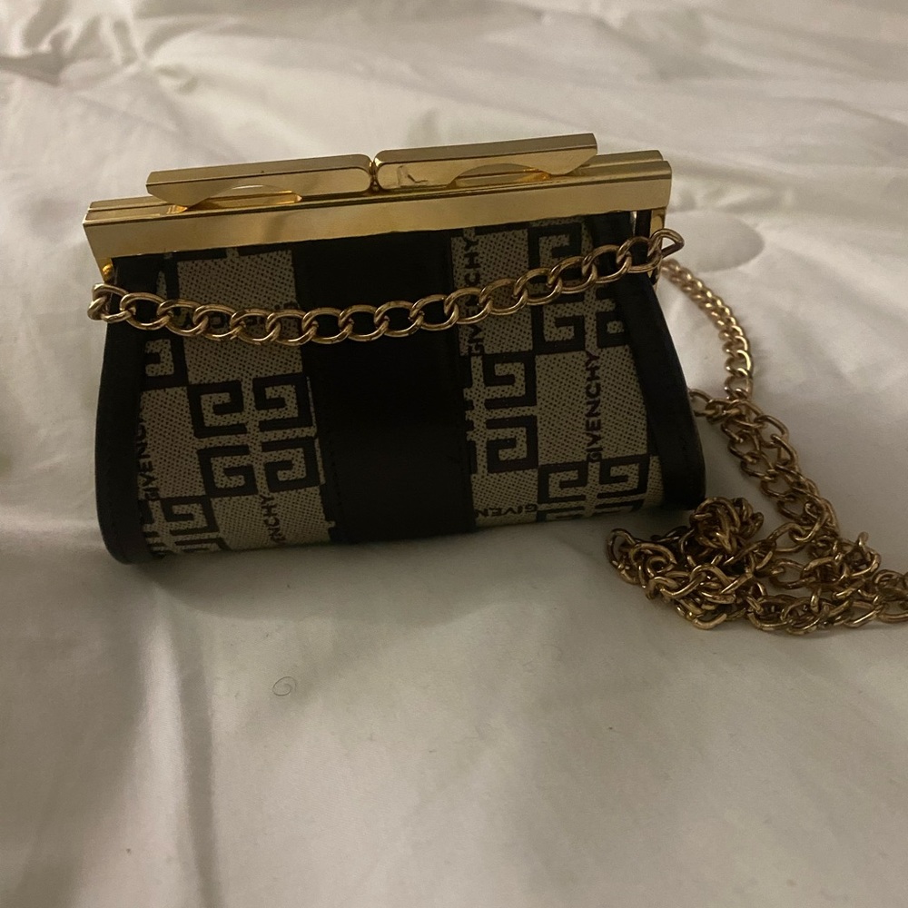 Authentic Givenchy Monogram Pattern Mini Purse Wi… - image 5